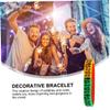 KAILIKETIY 10pcs Music Note Jewelry Comfortable Silicone Bracelet for Festival Event Daily Wear view 3
