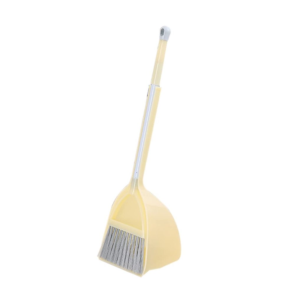 Gatuida Broom and Mop Set Mini Cleaning Tools for Role Play Yellow Housekeeping Set for Indoor and Outdoor Fun Present for Over Years