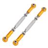 BESPORTBLE 6PCS 88mm Adjustable Pull Rods for RC Trucks Compatible 1/10 1/8 Redcat HSP Racing HPI Long Suspension Linkage Upgrade Parts view 1