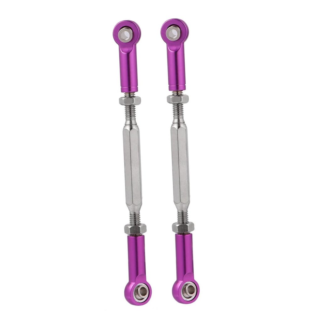 BESPORTBLE 6pcs Adjustable Suspension Pull Rods Steering Linkage for Racing Buggy