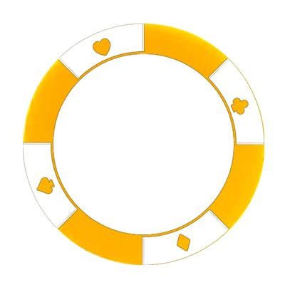 100-1000 Custom Poker Chips, 37/40mm Plastic Poker Chips with Personalized Logo, Image or Text, Double Sided Full Color Print Custom Tokens for Bar, Party, Poker Game, Casino Night (Yellow, 40MM)