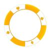 100-1000 Custom Poker Chips, 37/40mm Plastic Poker Chips with Personalized Logo, Image or Text, Double Sided Full Color Print Custom Tokens for Bar, Party, Poker Game, Casino Night (Yellow, 40MM) view 1