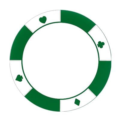 100-1000 Custom Poker Chips, 37/40mm Plastic Poker Chips with Personalized Logo, Image or Text, Double Sided Full Color Print Custom Tokens for Bar, Party, Poker Game, Casino Night (Green, 40MM)