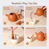 Samonyed Silicone Tea Set for Toddlers  Kids Tea Set for Girls & Boys, Pretend Play Tea Party Set with Teapot, Cups & Spoons  Safe Tea Sets for Toddlers 3-5 Years Old view 3