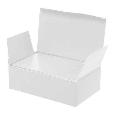 Amosfun 100pcs Blank Cards Double-sided Note Cards with Ample Writing Space Rounded Corners for Vocabulary Projects