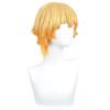 abouder Zenitsu Wig for Kids Agatsuma Wigs Heat Resistant Hair with Wig Cap Halloween Costume view 3