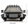 1/10 RC Crawler Hard Body Shell Kit - 324mm Wheelbase George Patton Off-Road Body for AXIAL SCX10 TRX-4, Unassembled Black Plastic Shell with Interior & Accessories  (Black) view 2