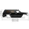 1/10 RC Crawler Hard Body Shell Kit - 324mm Wheelbase George Patton Off-Road Body for AXIAL SCX10 TRX-4, Unassembled Black Plastic Shell with Interior & Accessories  (Black) view 4