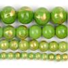 4/6/8/10mm Plated Gold Jades Round Loose Natural Stone Beads for Making DIY Bracelet Handmade Accessories,Win Red,10mm Approx 37pcs view 3