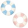 2 Pack Blue Pink Inner Tubes, Round Intertubes Pool Floats Floating Tubes for Adult Kids Swim Pool Rings Floaties Tube Inflatable Donut Float Swimming Ring Water Lake Party Supplies view 1
