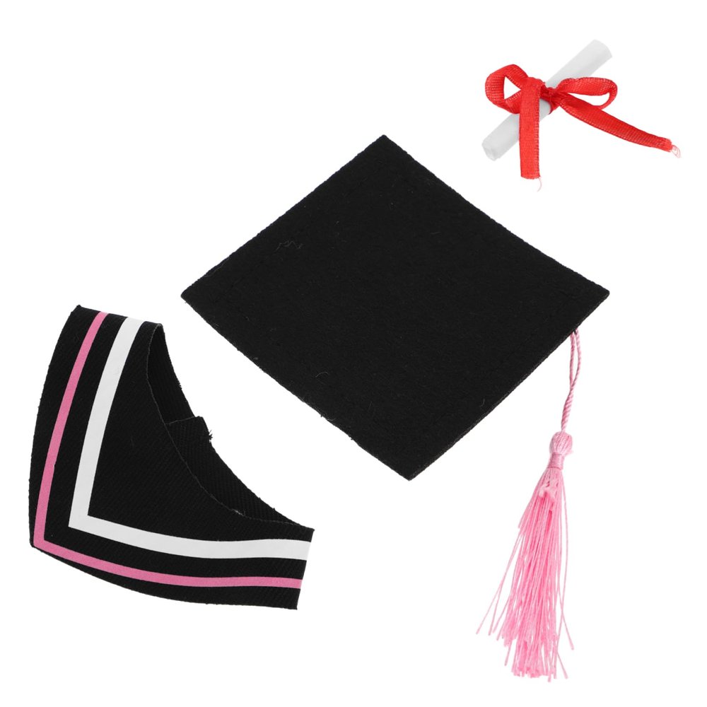 Hemobllo Stuffed Animal Graduation Outfit Cap Gown Plush Bear Costume for Various Graduation Levels Includes Certificate for Celebrations and Souvenirs