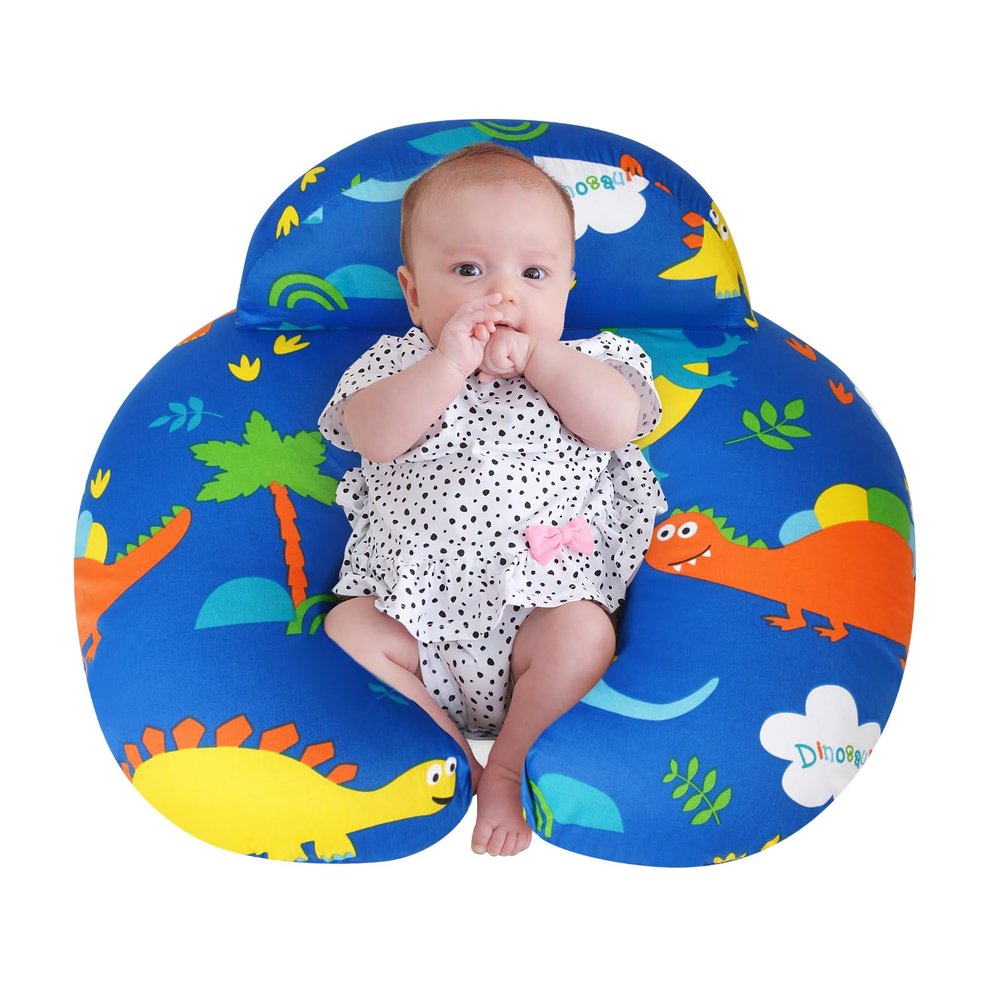 AMASKY Nursing Pillow for Breastfeeding, Breastfeeding Pillows for More Support for Mom and Baby, Machine Washable, Navy Blue, Pallet of Product