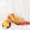 abouder Rengoku wig kids kyoujurou wig Heat Resistant Hair with Wig Cap Halloween Costume Wigs view 3