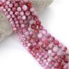 6 8 10mm Natural Stone Beads Plum Tourmaline Jade Round Spacer Beads For Making DIY Handmade Bracelet Necklace 15'',Plum Tourmaline Jade,6mm 59 To 61pcs view 3