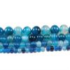 4 6 8 10 12 Mm Loose Beads Natural Blue Striped Agates Natural Stone Round Spacer Beads for DIY Making,Blue, 10mm X 38pcs view 1