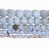 4/6/8/10/12mm Natural Stone Blue Persian Jade Beads DIY Charms Bracelet Spacer Loose Bead Handicraft for Making Supplies, Blue,10mm About 31pcs view 4