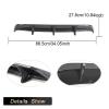 Car Rear Bumper Diffuser Lip Spoiler Compatible with Lexus RC F Base Coupe 2-Door 2015-2018 Rear Diffuser Apron Lip Body Kit Carbon Fiber view 3