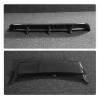 Car Rear Bumper Diffuser Lip Spoiler Compatible with Lexus RC F Base Coupe 2-Door 2015-2018 Rear Diffuser Apron Lip Body Kit Carbon Fiber view 4