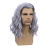 DUDUWIG Boys Gray Wig Children Long Grey Middle Part Wig Kids Grandpa Wavy Curly Synthetic Wigs Cosplay Hair Wigs view 1