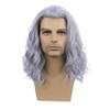 DUDUWIG Boys Gray Wig Children Long Grey Middle Part Wig Kids Grandpa Wavy Curly Synthetic Wigs Cosplay Hair Wigs view 3