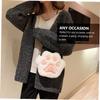 FOMIYES Animal Bag Plush Fashionable Travel Bag Storage Pouch for Women Girls Boys Adults view 3