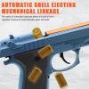 Bugrtey Blue Fidget Toy Gun, Automatic Shell Ejecting Toy Gun with 100 Soft Bullets, 18 Shells and 2 Magazines Toy Foam Blasters & Guns Fidget Toy, Christmas Birthday Gifts view 3