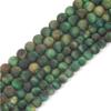 6/8/10mm Natural Frosted Green Tiger Eye Stone Beads Round Loose Spacer Beads For Making DIY Bracelet Necklace Handmade,Frosted Green Tiger Eye,6mm 57-60pcs view 1