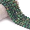 6/8/10mm Natural Frosted Green Tiger Eye Stone Beads Round Loose Spacer Beads For Making DIY Bracelet Necklace Handmade,Frosted Green Tiger Eye,6mm 57-60pcs view 4