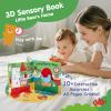 hahaland Baby Book for 1 Year Old - Touch and Feel Soft Activity Books Tummy Time Baby Toy 6 9 12 18 Months Interactive Book for Babies 6-12 Month on Airplane Birthday Easter Basket Stuffers view 2