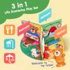 hahaland Baby Book for 1 Year Old - Touch and Feel Soft Activity Books Tummy Time Baby Toy 6 9 12 18 Months Interactive Book for Babies 6-12 Month on Airplane Birthday Easter Basket Stuffers view 3