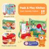 hahaland Baby Book for 1 Year Old - Touch and Feel Soft Activity Books Tummy Time Baby Toy 6 9 12 18 Months Interactive Book for Babies 6-12 Month on Airplane Birthday Easter Basket Stuffers view 4