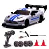 1:24 Scale RC Drift Car,4WD 2.4GHz High Speed Racing Hobby Sport Toy Car Vehicle with LED Lights,Racing and Drift Wheels for Adult Boys Girls Kids Gift (8602-White) view 1