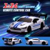 1:24 Scale RC Drift Car,4WD 2.4GHz High Speed Racing Hobby Sport Toy Car Vehicle with LED Lights,Racing and Drift Wheels for Adult Boys Girls Kids Gift (8602-White) view 3