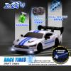 1:24 Scale RC Drift Car,4WD 2.4GHz High Speed Racing Hobby Sport Toy Car Vehicle with LED Lights,Racing and Drift Wheels for Adult Boys Girls Kids Gift (8602-White) view 4