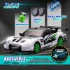 1:24 Scale RC Drift Car,4WD 2.4GHz High Speed Racing Hobby Sport Toy Car Vehicle with LED Lights,Racing and Drift Wheels for Adult Boys Girls Kids Gift (SC24A11-1) view 4