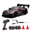 1:24 Scale RC Drift Car,4WD 2.4GHz High Speed Racing Hobby Sport Toy Car Vehicle with LED Lights,Racing and Drift Wheels for Adult Boys Girls Kids Gift (8601-Black) view 1