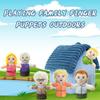 Finger Puppet Family Finger Puppet,6pcs Cute Puppet Mini Plush Toys Teaching Show,Soft Puppet for Kids Family Role Playing (EA Home) view 2
