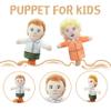 Finger Puppet Family Finger Puppet,6pcs Cute Puppet Mini Plush Toys Teaching Show,Soft Puppet for Kids Family Role Playing (EA Home) view 4
