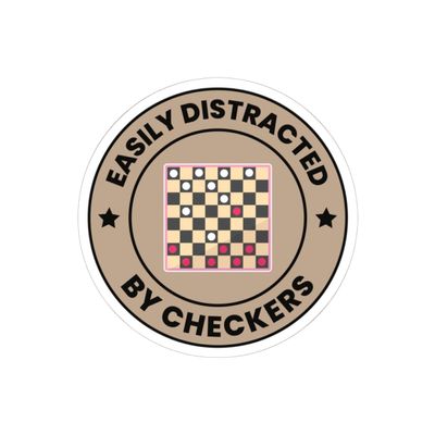 Chess Therapy Sticker - Brain Game Vinyl Decal for Strategic Thinkers