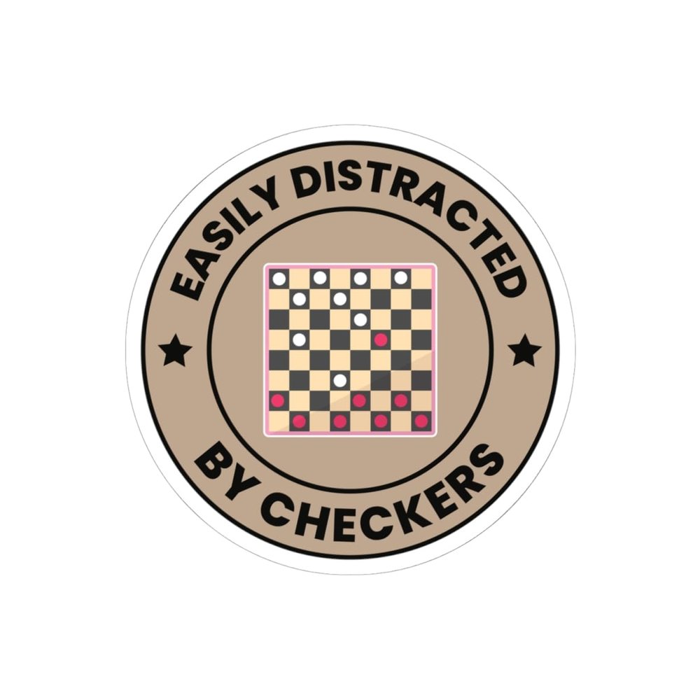 Chess Therapy Sticker - Brain Game Vinyl Decal for Strategic Thinkers