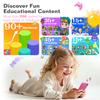 MOMILLA Toys Kids Smart Phone for Girls, 3.97" Cell Phone with Dual Cameras, Stickers & Frames, 200+ Games, 16GB Storage, Educational Mini Toddler Play Toy, Birthday Gift for Kids Age 3-10 view 2