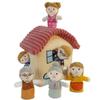 Finger Puppet Family Finger Puppet,6pcs Cute Puppet Mini Plush Toys Teaching Show,Soft Puppet for Kids Family Role Playing (Asian Home) view 1