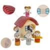 Finger Puppet Family Finger Puppet,6pcs Cute Puppet Mini Plush Toys Teaching Show,Soft Puppet for Kids Family Role Playing (Asian Home) view 2