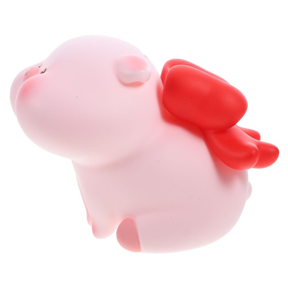 Abaodam Pig Shaped Piggy Bank for Boys and Girls Saving Box Adorable Table Decor for Birthdays Interactive Financial Learning Tool