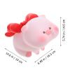Abaodam Pig Shaped Piggy Bank for Boys and Girls Saving Box Adorable Table Decor for Birthdays Interactive Financial Learning Tool view 2