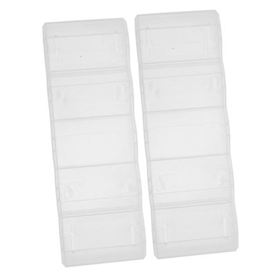 PERSELOSO 2pcs Poker Chip Holder with Lid Poker Chip Tray Large Capacity Storage Case for Card Games and Tournaments