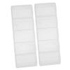PERSELOSO 2pcs Poker Chip Holder with Lid Poker Chip Tray Large Capacity Storage Case for Card Games and Tournaments view 1