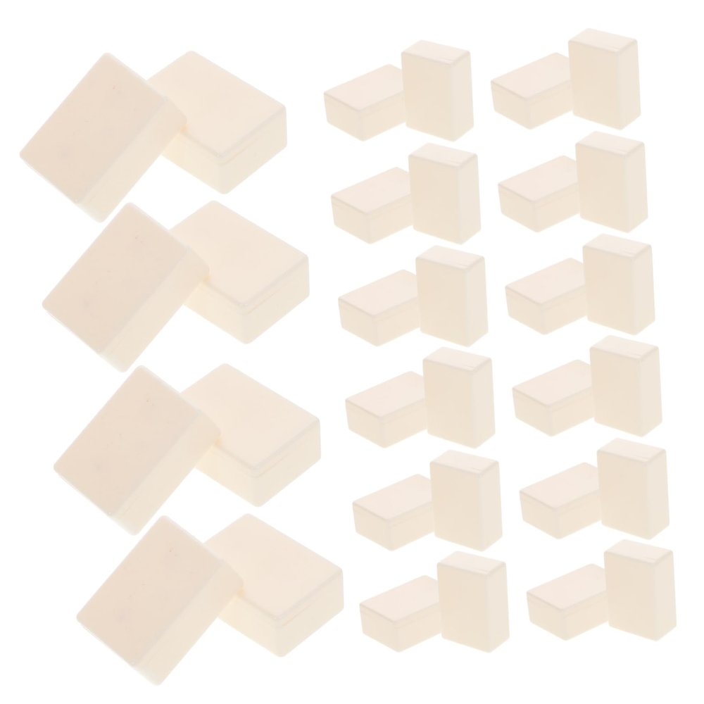 LIOOBO 100pieces Rotating Chess Pieces Square Outdoor Game Acrylic Puzzle Building Blocks for Boys and Girls