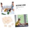 LIOOBO 100pieces Rotating Chess Pieces Square Outdoor Game Acrylic Puzzle Building Blocks for Boys and Girls view 3