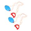 ERINGOGO 2pcs Boy Girl Gym Balls Pull Toys Boys and Girls Fitness Equipment for view 1
